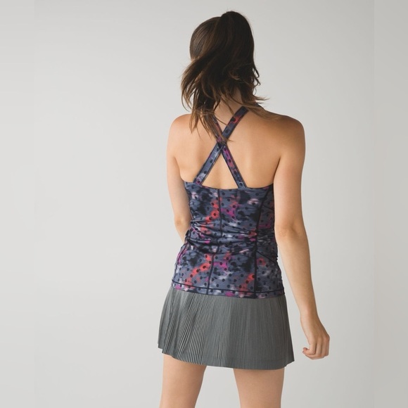LULULEMON GRAY PINK ORANGE Kanto Catch Me Tank - Picture 4 of 9
